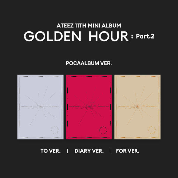 ATEEZ - GOLDEN HOUR : Part.2 (Poca Album Ver.) (SET 3 VER.)