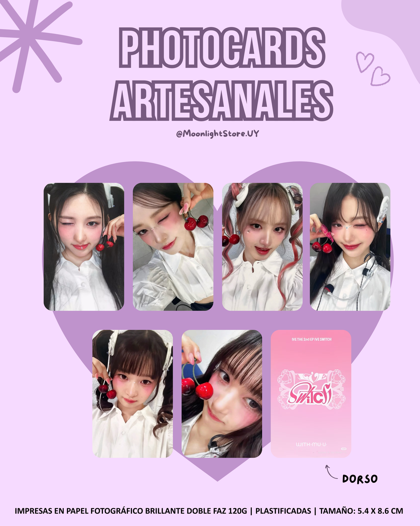 IVE - SWITCH Withmuu LuckyDraw A Ver. Photocard Set Fanmade
