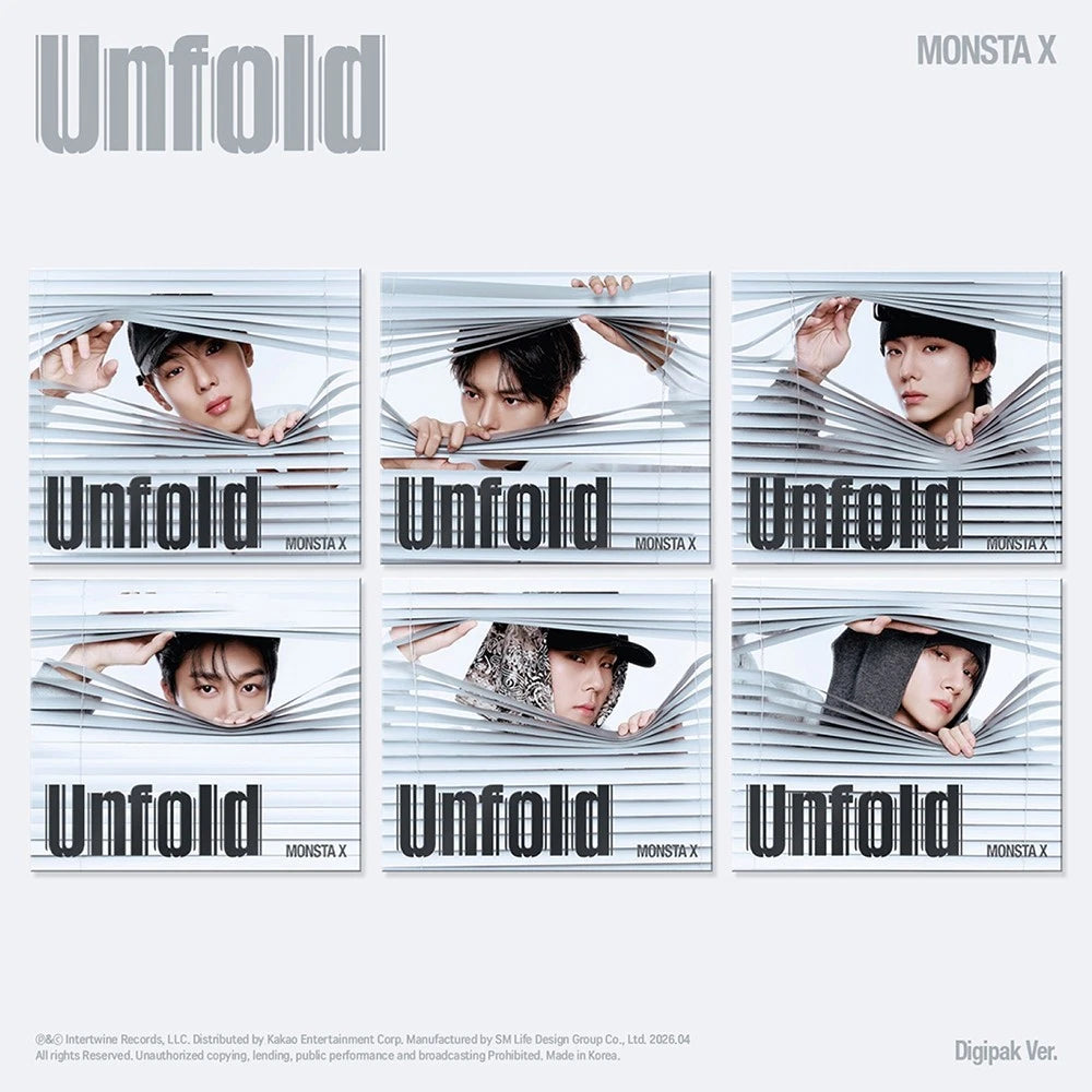 MONSTA X - UNFOLD (US Album) (Digipack Ver.)