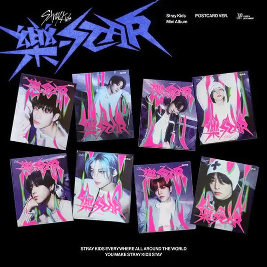 STRAY KIDS - 樂ROCK- STAR (POST CARD Ver.)
