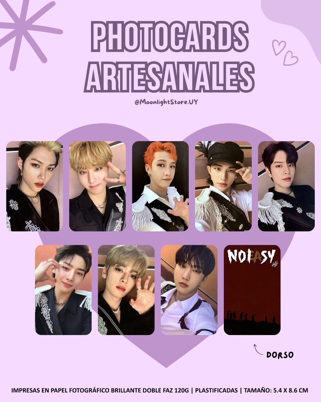 STRAY KIDS - NOEASY Jewel Ver. Photocard Set