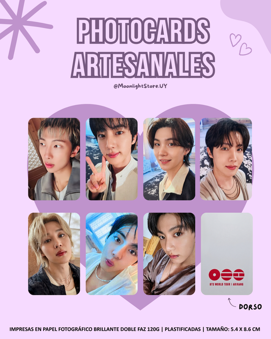 BTS - WORLD TOUR ARIRANG in North America US (Tampa Album Pick-Up Lucky Draw) Photocard Set Fanmade