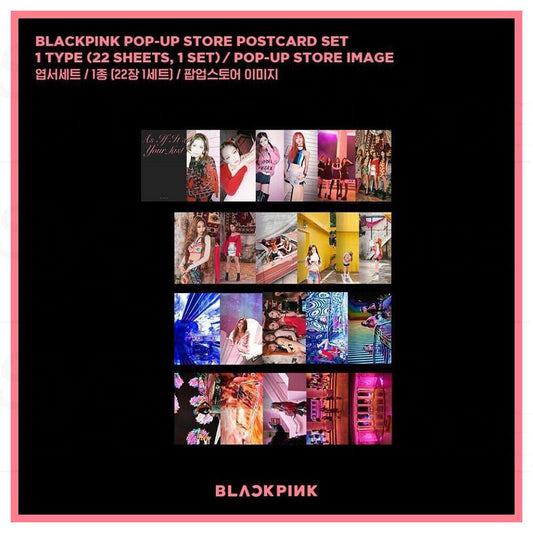 BLACKPINK Postcard SET OFICIAL