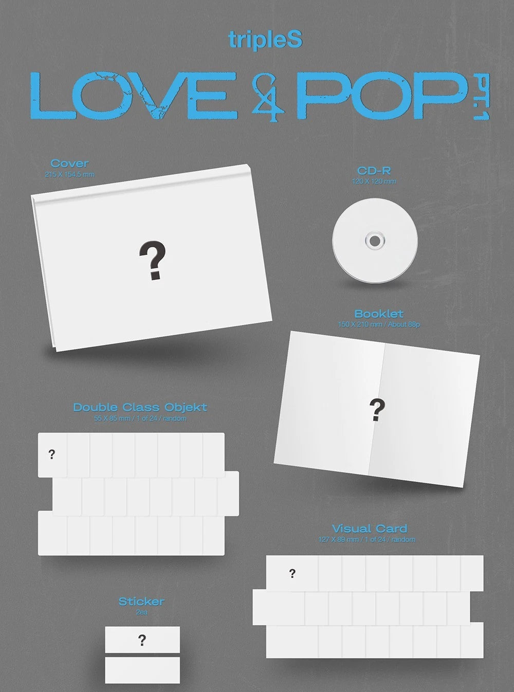 [PRE-VENTA] tripleS Album - LOVE&POP pt.1
