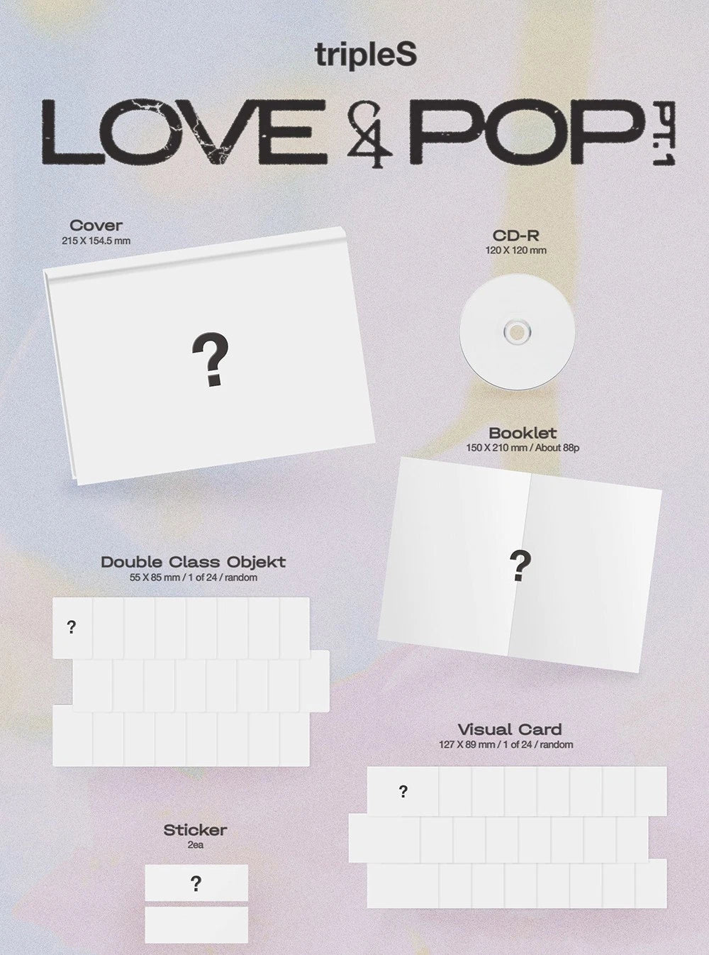 [PRE-VENTA] tripleS Album - LOVE&POP pt.1