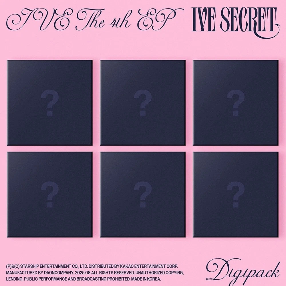 [PRE-VENTA] IVE - IVE SECRET (Digipack Ver.)