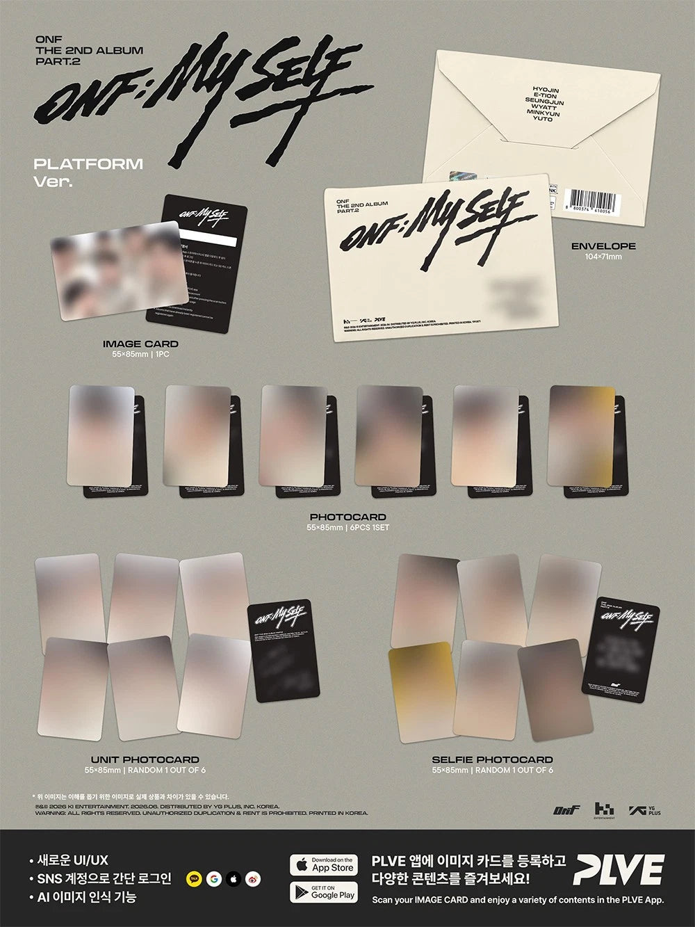 [PRE-VENTA] ONF - ONF:MY SELF (Platform Ver.)