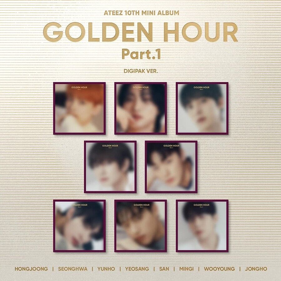 [8CD SET] ATEEZ - GOLDEN HOUR:PART.1 (DIGIPAK Ver.)