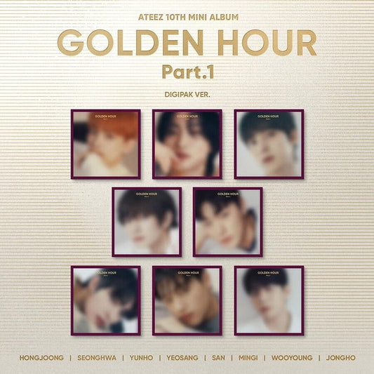 [8CD SET] ATEEZ - GOLDEN HOUR:PART.1 (DIGIPAK Ver.)