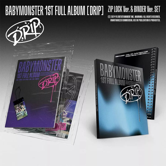 BABYMONSTER - DRIP (ZIP LOCK Ver. / BINDER Ver.)