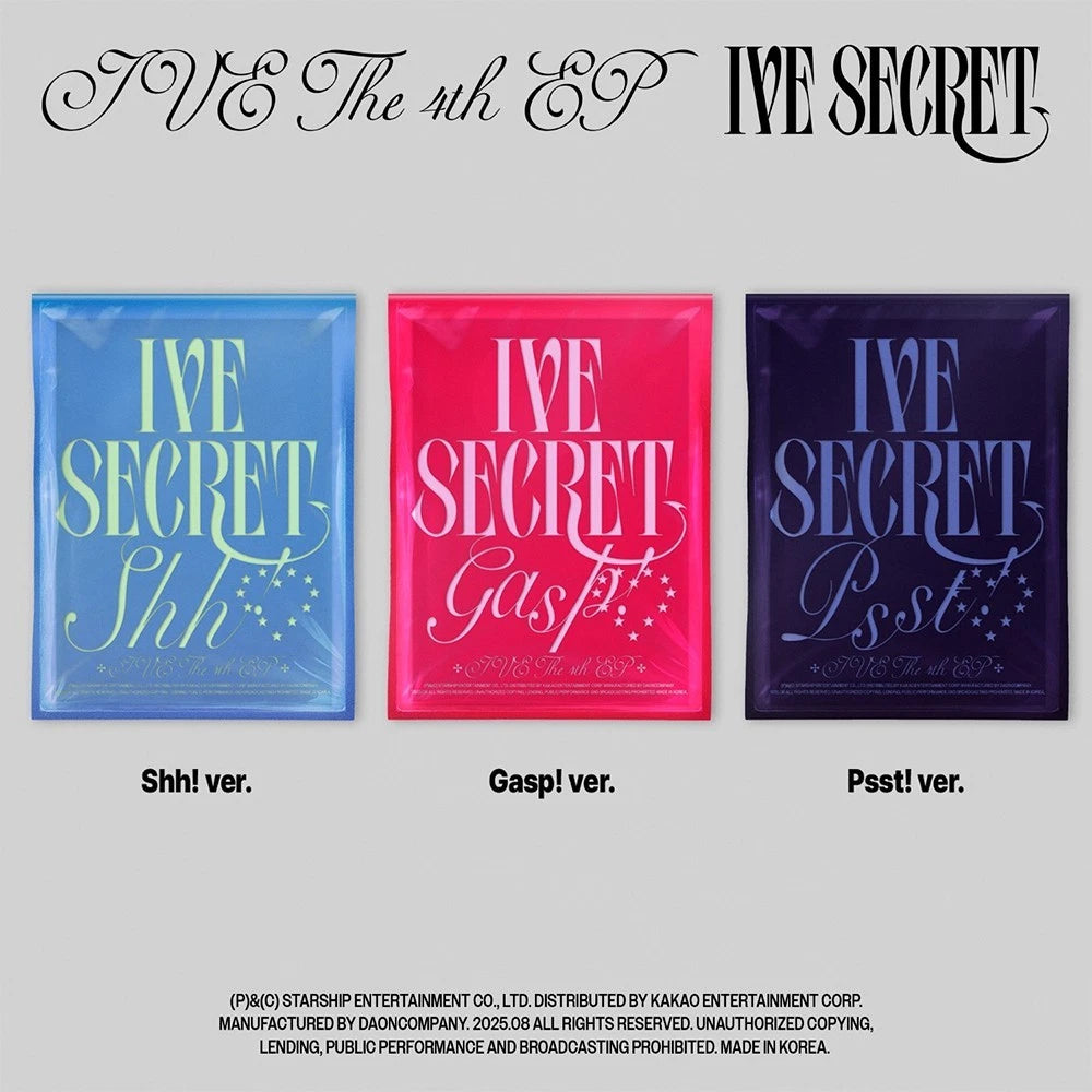 IVE - IVE SECRET (SET 3 VER.)