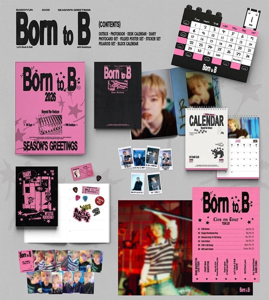 [PRE-VENTA] BAEKHYUN - 2026 SEASON'S GREETINGS [Born to B]