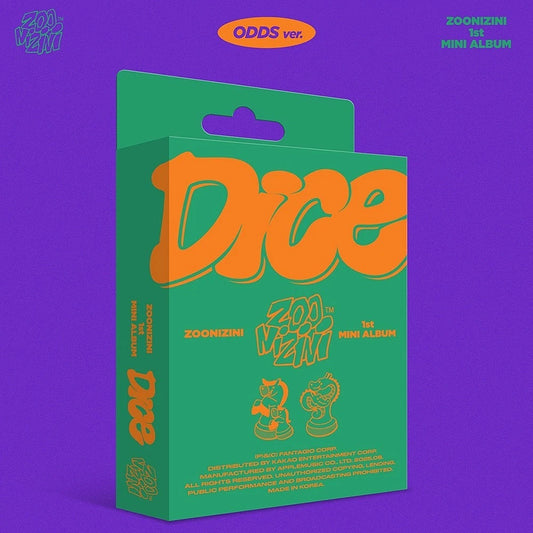 [PRE-VENTA] ZOONIZINI (ASTRO) - DICE (ODDS Ver.)