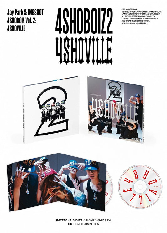[PRE-VENTA] Jay Park & LNGSHOT - Mixtape 4SHOBOIZ Vol. 2: 4SHOVILLE