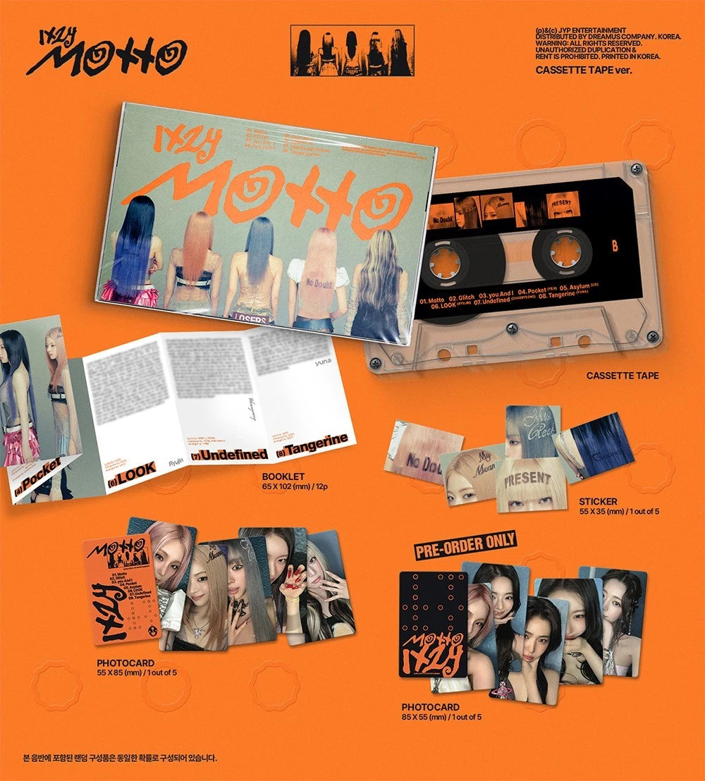 [PRE-VENTA] ITZY - MOTTO (Cassete Tape Ver.)