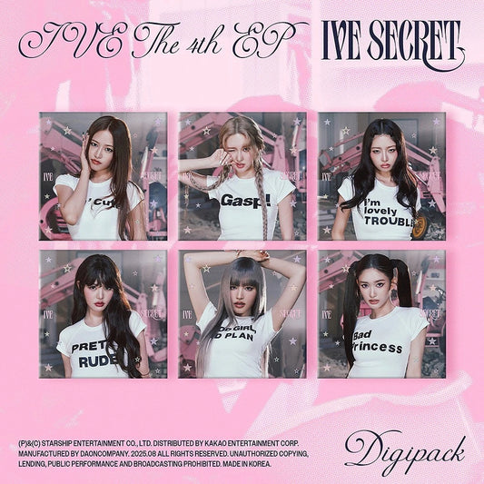IVE - IVE SECRET (Digipack Ver.) (SET 6 VER.)