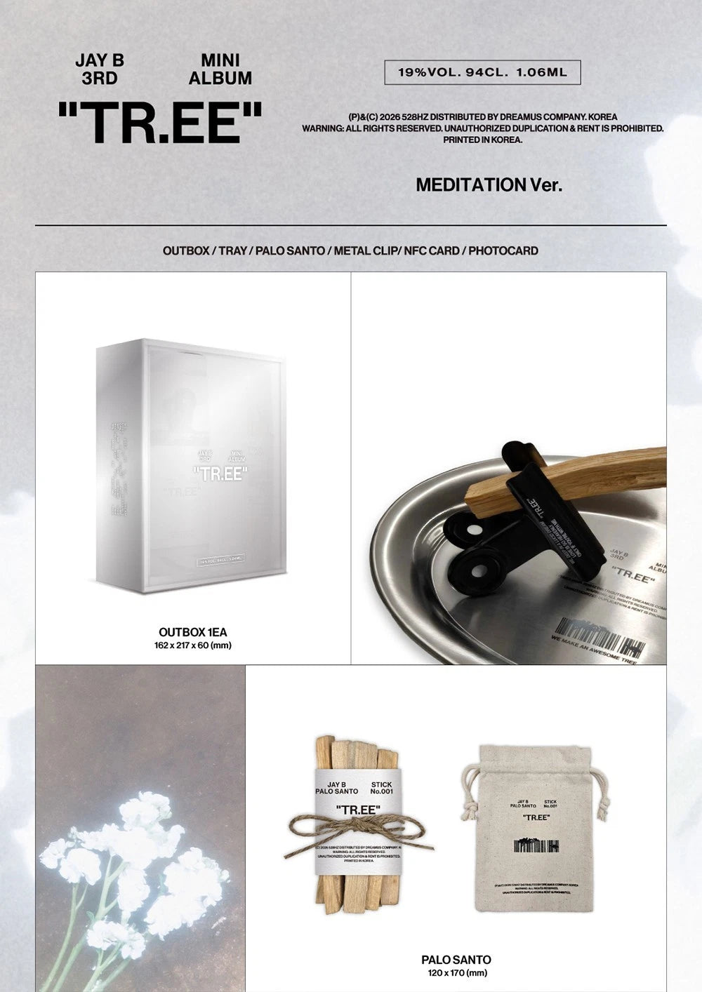 [PRE-VENTA] JAY B - TR.EE (MEDITATION Ver.)