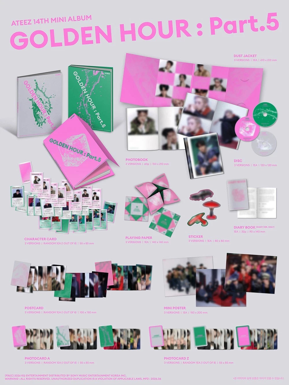 [PRE-VENTA] ATEEZ - GOLDEN HOUR : Part.5