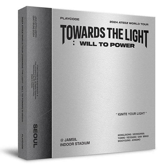ATEEZ - 2024 WORLD TOUR [TOWARDS THE LIGHT : WILL TO POWER] IN SEOUL PLAYCODE