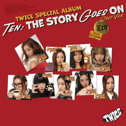 TWICE Special Album - TEN: The Story Goes On (Cast Ver.)