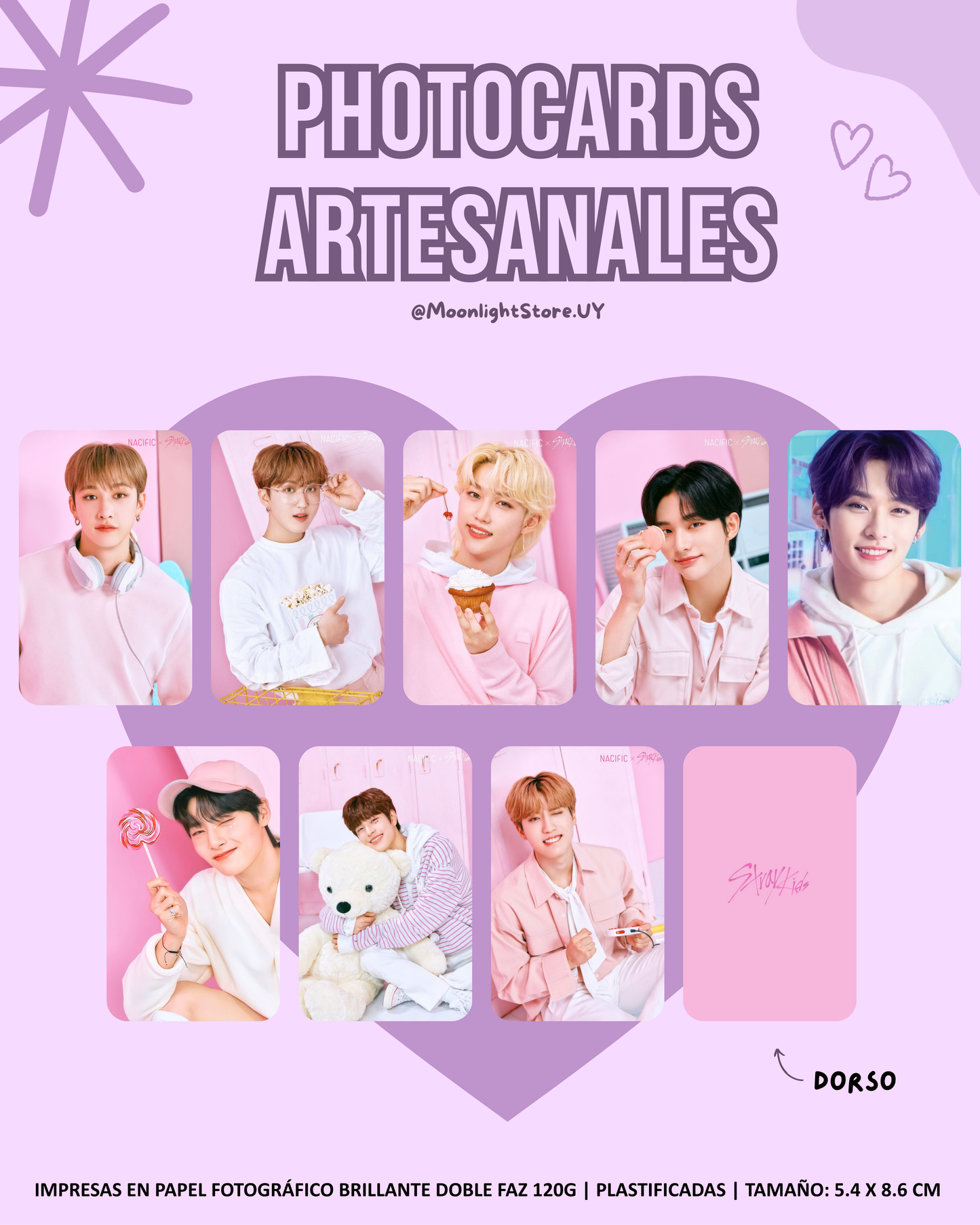 STRAY KIDS - Nacific Photocard Set Fanmade